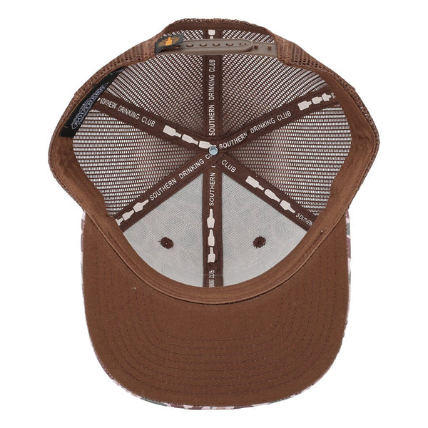 Beer Camo Snapback Hat