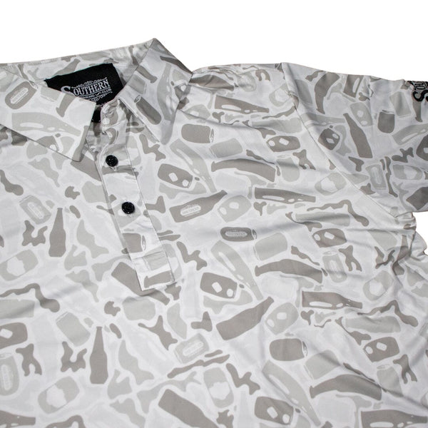 Beer Camo - White Out - Polo Shirt