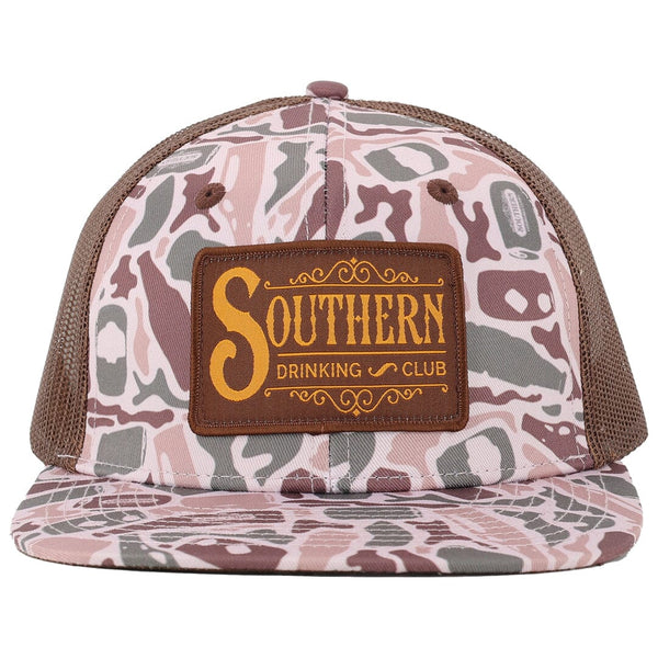 Beer Camo Snapback Hat