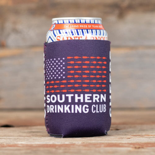Neoprene Can Hugger - Red White and Booze