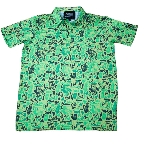 Golf Camo - The Beer Cart - Polo Shirt