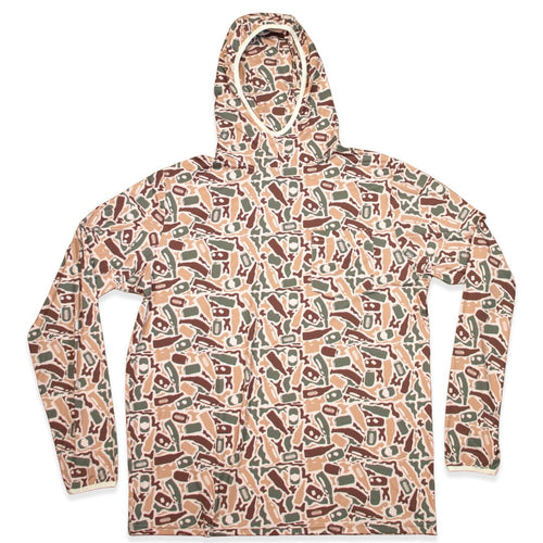 Beer Camo - Sun Hoodie - Old Country Edition