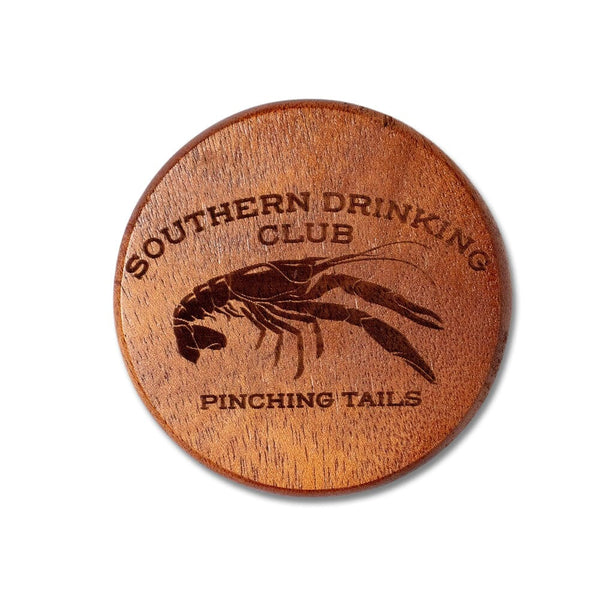 Pinchin Tails Boaster - Wooden Bottle Opener and Coaster