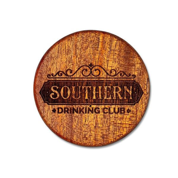 Bourbon St Boaster - Wooden Bottle Opener and Coaster