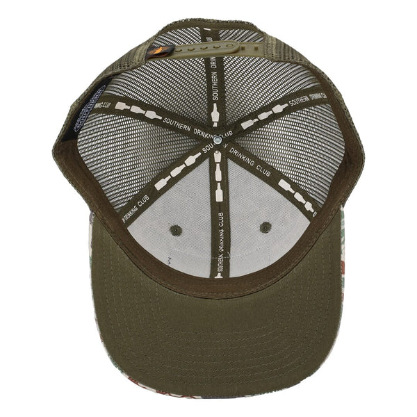 Whiskey Camo Snapback Hat