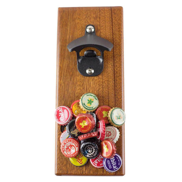Magnetic Bottle Opener - Forever Texas - Mahogany