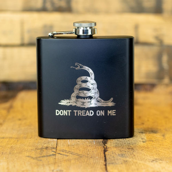 Don't Tread on Me - 6oz Flask Set