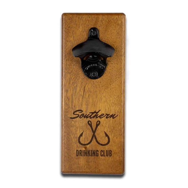 Magnetic Bottle Opener - Fish Camp - Mahogany