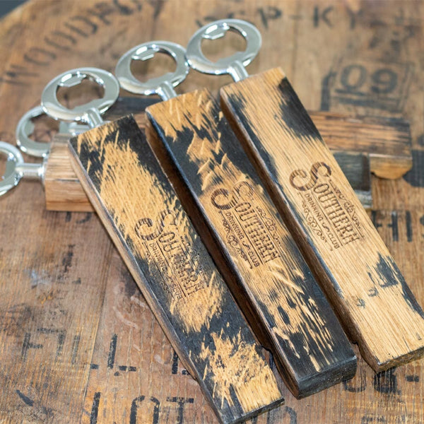 Whiskey Barrel Bottle Opener - Made from Whiskey Barrels
