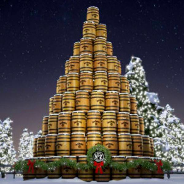 Christmas Trees in the Spirit of the Southern Drinking Club