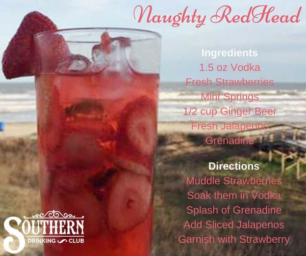 Drink Recipes - Naughty Redhead