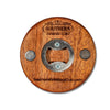 Red White and Booze Boaster - Wooden Bottle Opener and Coaster