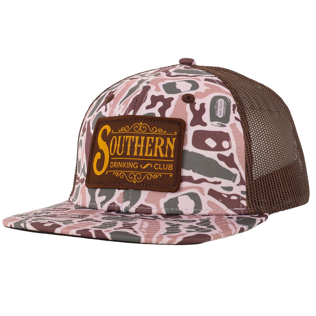 Beer Camo Snapback Hat