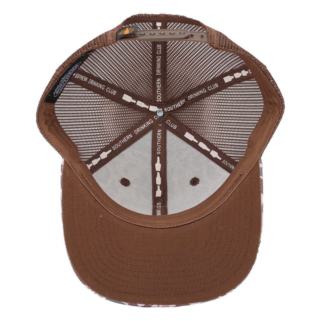 Beer Camo Snapback Hat