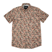 Beer Camo | Performance Pearl Snap Shirt