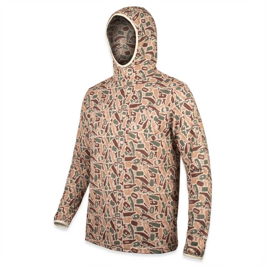 Beer Camo - Sun Hoodie - Old Country Edition
