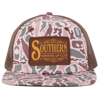 Beer Camo Snapback Hat