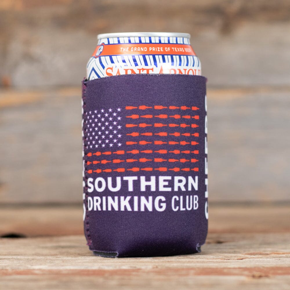 Neoprene Can Hugger - Red White and Booze