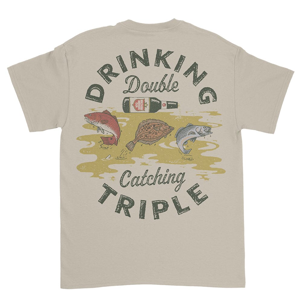Drinking Double Catching Triple - T Shirt