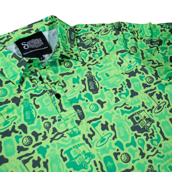 Golf Camo - The Beer Cart - Polo Shirt