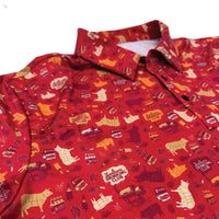 "Low and Slow BBQ"  Performance Polo - Moisture Wicking & 4-Way Stretch