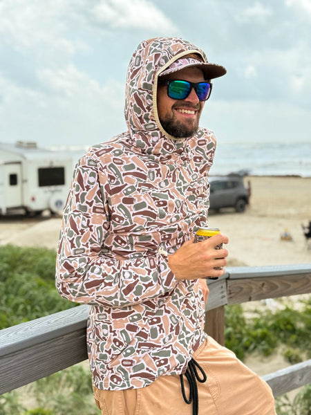 Beer Camo - Sun Hoodie - Old Country Edition