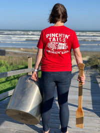 The "Pinchin' Tails" Crawfish Tee | Southern Drinking Club