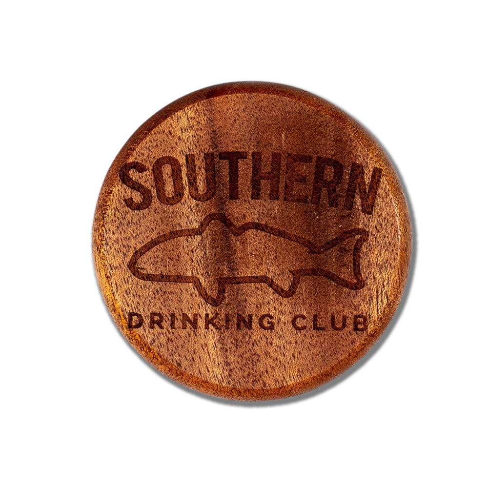 Red Fish Boaster - Wooden Bottle Opener and Coaster