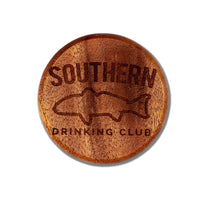 Red Fish Boaster - Wooden Bottle Opener and Coaster