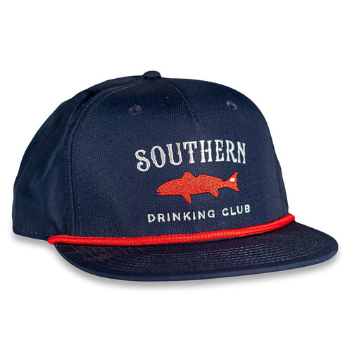 Gulf Coast Redfish Flat Bill Rope Hat