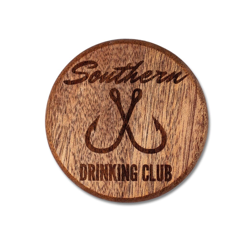 Fish Camp Boaster - Wooden Bottle Opener and Coaster