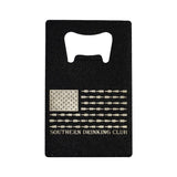 Credit Card Bottle Opener - Red White and Booze