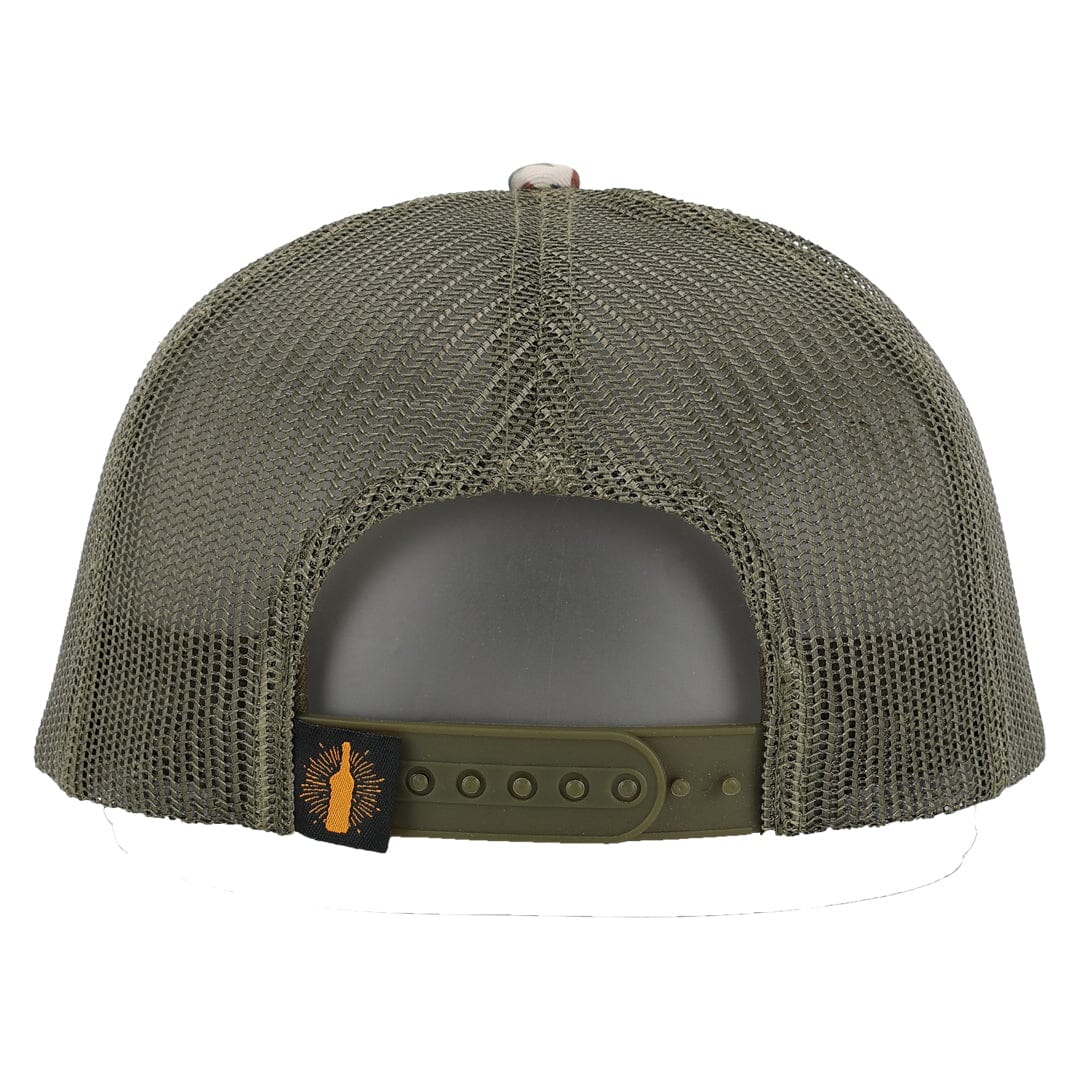 Whiskey Camo Snapback Hat