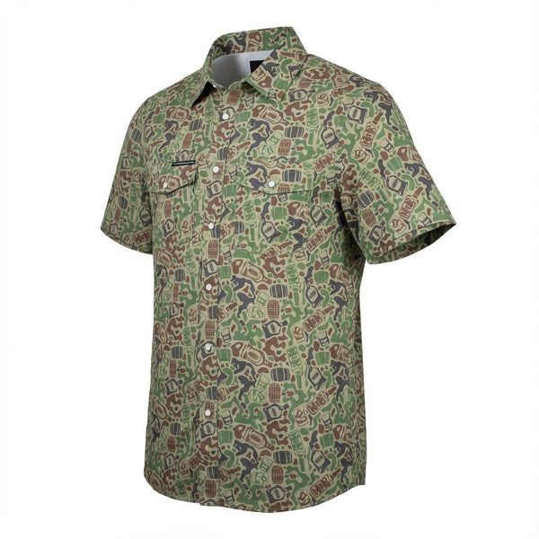 Whiskey Camo | Performance Pearl Snap Shirt