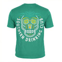 equila Sugar Skull Graphic Shirt - Southern Drinking Club Agave Edition