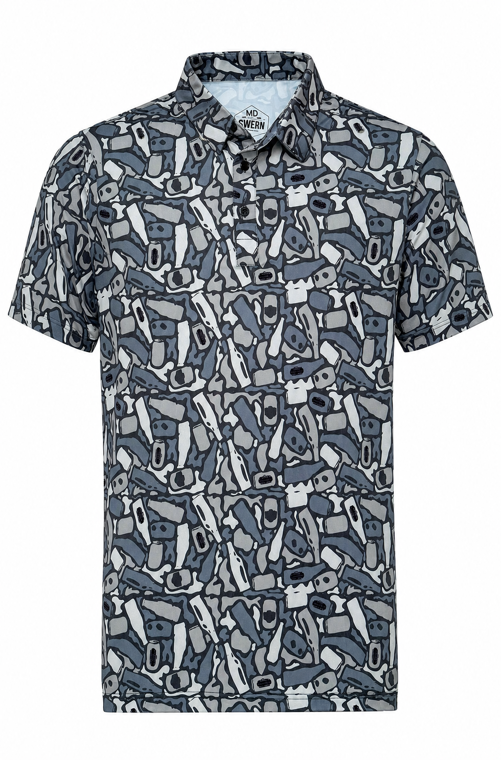 The Black Out | Beer Camo Performance Polo