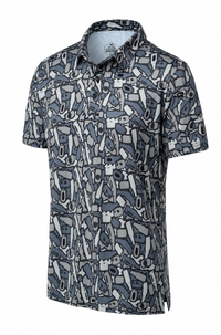 The Black Out | Beer Camo Performance Polo