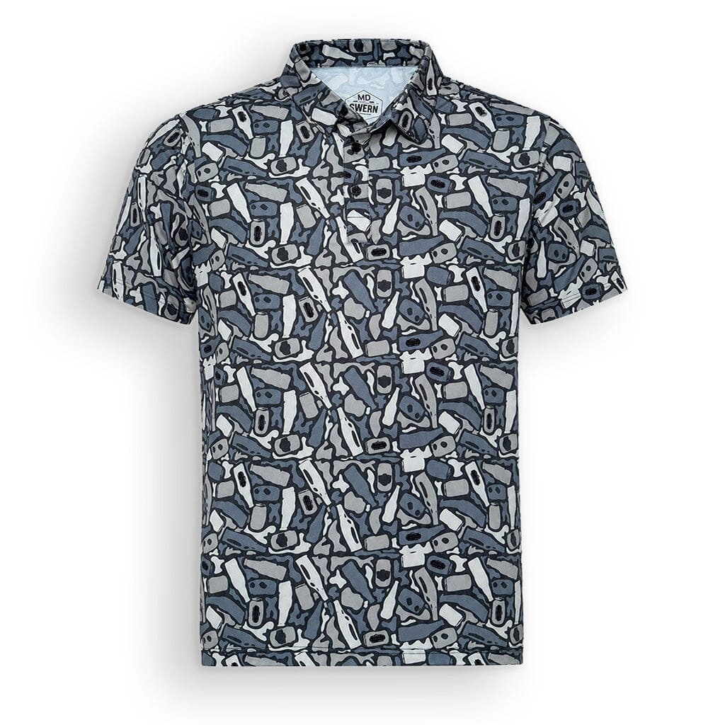 The Black Out | Beer Camo Performance Polo