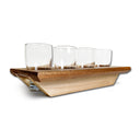 Beer  Flight Set with Tasting Glasses