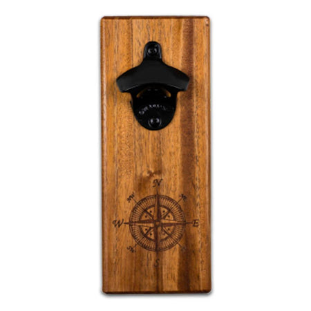Magnetic Bottle Opener - Oil Patch Come and Take It - Mahogany