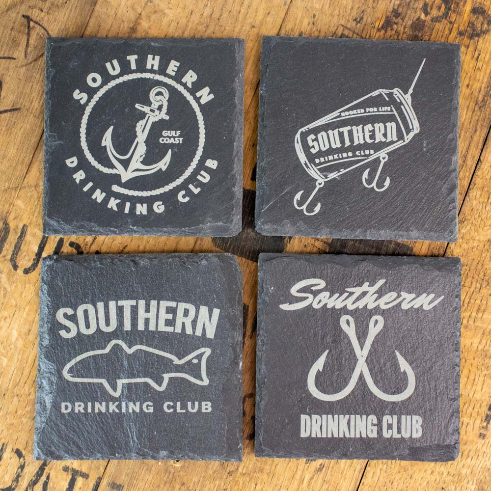 Fishing Slate Coasters