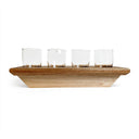 Beer  Flight Set with Tasting Glasses
