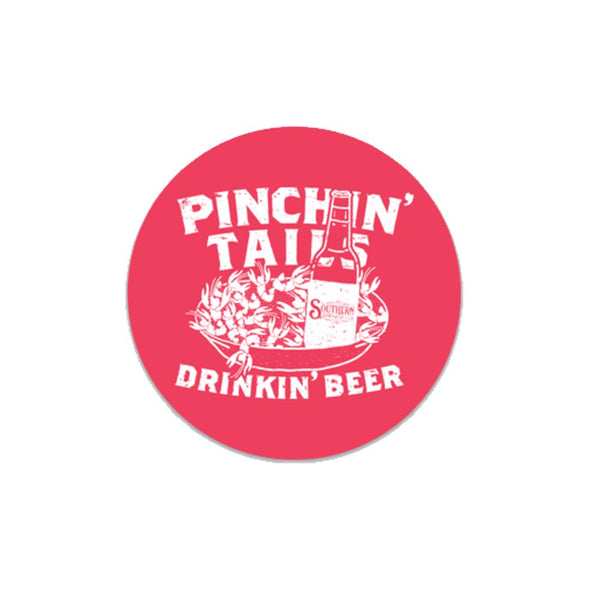 Pinchin Tails Drinkin Beer Decal