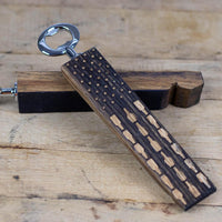 Red White and Booze Whiskey Barrel Bottle Opener