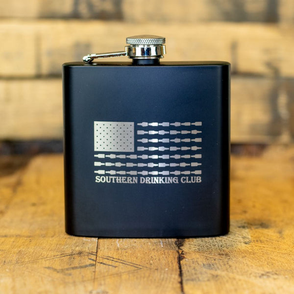 Red White and Booze 6 oz Hip Flask