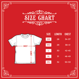 Size Chart for Whiskey Bent Shirt
