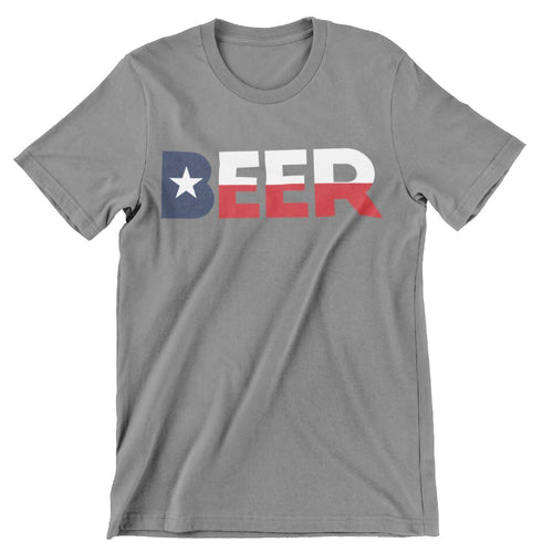 Texas Flag Beer T Shirt